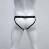 G String PU Underwear Jockstrap Men Thongs Tangas Faux Leather Thong Mens T-back Backless Underwear - NansUniqueShop4Men