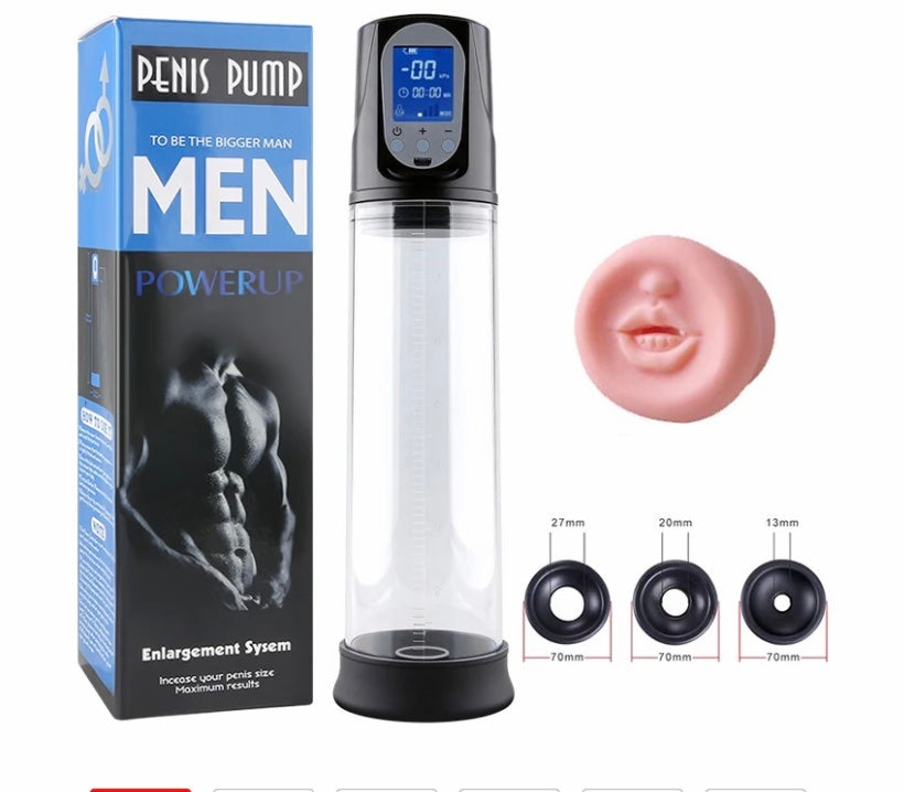 Men’s Deluxe  Enlargement Pump Self Pleasuring Kit Men’s Solo Sex Toys - NansUniqueShop4Men
