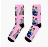 Men&#39;s Funny socks GG’s Printed Socks harajuku Men Happy hip hop Novelty cute boys Crew Casual Crazy Socks - NansUniqueShop4Men