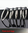 3/4/5/ Ring Metal Penis Ring Penis Sleeve Delayed Ejaculation Chastity Cage Male Sex Toys - NansUniqueShop4Men