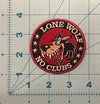 Biker Iron on Patch Lone Wolf Iron on Patch Jacket Sew on Patch Kids Sew on Patch Jean Embroidery Patch Cartoon Patch Custom Patch
