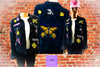 Lady Rider Custom Denim Jacket Biker Jacket Upcycled Jacket Band Patch Jacket Back Patch Jacket Punk Jacket Embellished Jacket Lady Denim - NansUniqueShop4Men