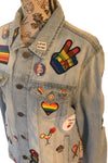 Gay Pride Patch Jacket LGBT Patch Pride Month Gay Art Rainbow Pride Denim Jacket Patch Denim Jacket Embroidered Patch Gay Pride Pride Pin - NansUniqueShop4Men