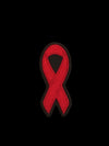 AIDS Awareness Ribbon Iron On Patch Jacket Sew on Patch Biker Sew on Patch Jean Embroidery Patch Rider Patch Custom Patch