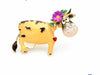 Flower Cattle Brooches For Women 3-color Enamel Cow Party Brooch Pins Gifts