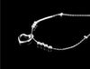 Fashion Foot Anklet 925 Sterling Ladies Silver Anklets Bracelet Chain For Women Love Heart Pendant Foot Pulseras Jewelry