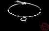 Fashion Foot Anklet 925 Sterling Ladies Silver Anklets Bracelet Chain For Women Love Heart Pendant Foot Pulseras Jewelry