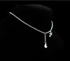 Fashion Foot Anklet 925 Sterling Ladies Silver Anklets Bracelet Chain For Women Star and Moon Pendant Foot Jewelry