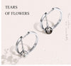 925 Sterling Silver Tears Of Flowers Dangle Open Finger Rings for Women Luxury Sterling Silver Jewelry - NansUniqueShop4Men