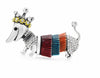 Crown Sweater Dachshund Dog Brooch Enamel Pins Women Fashion Jewelry Badge Brooches Gift 2021 New Deisgner Jewelry