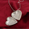 925 Sterling Silver Charm Heart Shaped Frame Chain Necklace For Women Fashion Wedding - NansUniqueShop4Men