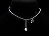 Fashion Foot Anklet 925 Sterling Ladies Silver Anklets Bracelet Chain For Women Star and Moon Pendant Foot Jewelry