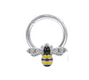 Bee Design Stainless Steel Nose Ring For Women Men Cute Animal Hoop Nose Piercings 16g Ear Helix Cartilage Piercing
