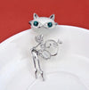 DAILY Opal And Rhinestone Wear Glasses Cat Brooches Cute And Sexy Cat Pins And Brooches Wedding Accessories