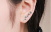 925 Sterling Silver Rose Flower Plant Stud Earrings for Women Sterling Silver Jewelry Mom Gift