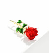 Red rose flower brooch female lady elegant fashion brooch red flower brooch wedding jewelry - NansUniqueShop4Men