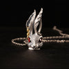 Rabbit Necklace Fashion Personality Men&#39;s and Women&#39;s Cool Necklace Punk Gothic Rock Party Hip Hop Jewelry Accessories