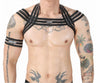 Fetish Mens Harness Sexy Elastic Tops Body Chest Bondage Harness Strap Punk Rave Costumes for BDSM Sex Lingerie - NansUniqueShop4Men