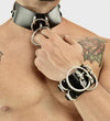 NEW ARRIVAL PU Leather Men Harness Handcuffs  Fetish Clubwear Costume Erotic Collar Festival Rave Wear Accessories Gothic Punk Bracelet - NansUniqueShop4Men