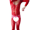 Men&#39;s Pantyhose One-piece Lingerie Exotic Man Fishnet Bodysuit Guy Open Crotch Nightwear Fishnet Body Stockings - NansUniqueShop4Men