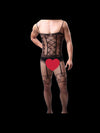 Men Fashion Sleepwear Sexy Lingerie Mens Fishnet Bodysuit Husband Gift Male Underwear Sexy Jumpsuit Sling Nightdown - NansUniqueShop4Men