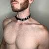 Fetish Mens Neck Bondage Leather Collar Harness Belt BDSM Gay Sexual Body Cage Necklace Harness Men Punk Rave Gay Costume for Sex - NansUniqueShop4Men