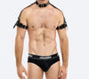 Erotic Punk Chest Harness Belts Handmade Faux Leather Garter Straps For Mens Bondage Accessories - NansUniqueShop4Men
