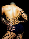 Men&#39;s Body stockings Man Fishnet Bodysuits High Elastic Crotchless Hollow Out Lingerie One-piece Jumpsuit Male Novelty Nightwear - NansUniqueShop4Men
