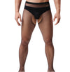 Men’s Fashion Crotchless Tights Sexy Lingerie Fishnet Stockings Guy Open Crotch Pantyhose for Men&#39;s Underwear - NansUniqueShop4Men