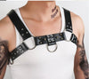 Fetish Harness Mens Gay Nightclub Costume Bondage Sex Body Handmade PU Leather Sexy Adjustable Body Chest Bdsm Underwear - NansUniqueShop4Men