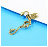 NEW ARRIVAL Male Elf Brooch Pin Vintage Creative Design Wing Men Jewelry 2 Colors Available Suit Coat Bag