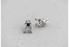 NEW ARRIVAL 100% Real 925 Sterling Silver Cute Frog Earring For Men Women Retro AnImal Ear Dangler Ear Stud Jewelry