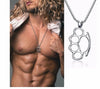 NEW ARRIVAL Mens Necklace,Stainless Steel Knuckles Pendant Necklace For Fighters, Mens Jewelry