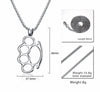 NEW ARRIVAL Mens Necklace,Stainless Steel Knuckles Pendant Necklace For Fighters, Mens Jewelry