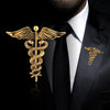 NEW ARRIVAL Angel Wings Men&#39;s Badge Brooch Pin Snake Brooches Lapel Pin