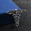 NEW ARRIVAL Angel Wings Men&#39;s Badge Brooch Pin Snake Brooches Lapel Pin