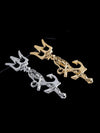 NEW ARRIVAL Vintage Trident Brooch Pin Metal Anchor Long Needle Lapel Pins Men&#39;s Suit